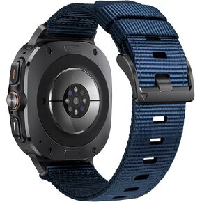 Compatible with Samsung Galaxy Watch Ultra Bands 47mm, Rugged Nylon Band for Galaxy Watch Ultra 47mm(2024), Adjustable Smartwatch Replacement band for Men