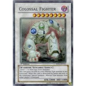 Yu-Gi-Oh! - Colossal Fighter (5DS1-EN043) - 5Ds Starter Deck - Unlimited Edition - Super Rare