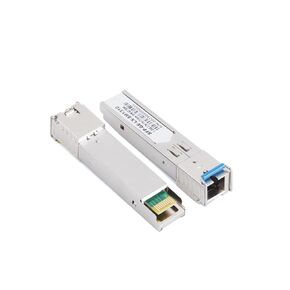 1/5/10Pair Gigabit Fiber SFP Module Fiber Transceiver - 1000M, 1.25G, SC Connector, 1310nm/1490nm/1550nm Single Mode AB Fit for Ethernet Switch (1 Pair, 120KM)