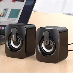 Desktop Home Computer Audio Laptop Small Speaker Wired Desktop Subwoofer USB