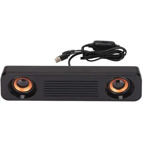 Wired Portable USB Speaker Soundbar Surround Loudspeaker Sound Box Music Player for TV Computer Laptop