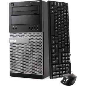 Dell Optiplex 9020 Business Tower Computer 4th Gen Desktop PC (Intel Core i5-4570, 8GB Ram, 1TB HDD, WIFI, VGA, Display Port) Win 10 Pro (Renewed)