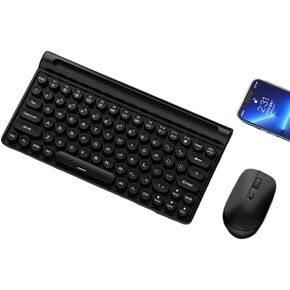 Portable Bluetooth Keyboard and Mouse, Slim & Compact Wireless, Multi-Device Bluetooth, for Os/Windowsr, iOS/Andriod Tablet Phone(Green)