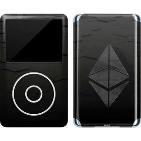 Skinit Decal MP3 Player Skin Compatible with iPod Classic (6th Gen) 80GB - Originally Designed Ethereum Textured Logo Design