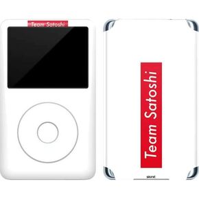 Skinit Decal MP3 Player Skin Compatible with iPod Classic (6th Gen) 80GB - Originally Designed Team Satoshi Design
