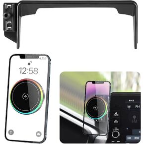 Car Magnetic Phone Mount for Honda CRV CR-V 2023 2024 2025 and Honda HRV HR-V 2023-2025 Auto Interior Accessories Best Cell Phones Holder Fast 15W Wireless Charger Charging GPS Screen Stand