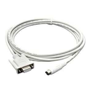 TPC-FX Programming Cable Suitable for MCGS TPC Series HMI Connect to FX/1N/2N/1S/0N/3U Controllers RS232(TPC-FX(White),2m)