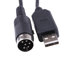 CP2102 USB 6Din Terminal Rs232 Converter Programming Cable for Radio TS-450S TS-690 TS TS-790 TS-850 ID-150
