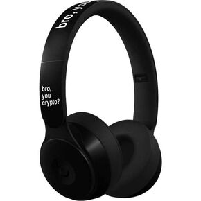 Skinit Decal Skin Compatible with Beats Solo Pro - Officially Licensed Skinit Originally Designed Bro You Crypto Design