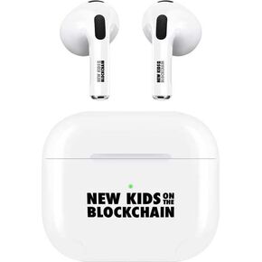 Skinit Decal Audio Skin Compatible with Apple AirPods (3rd Gen, 2021) - Skinit Originally Designed New Kids On The Blockchain Design