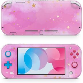 Zoomhitskins تبديل الملحقات lite ، متوافقة مع مفتاح Lite Skin Pink و Pink Sky Night Stars Clouds Golden Dark و 3M Vinyl و Date & Fit ، سهل التثبيت