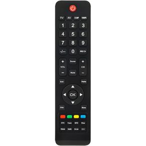 398GRABD1NENEC Replacement Remote Control Applicable for NEC TV E464 E553 E423 E554 E323 E654 E324 E463 E424