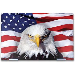 جلد الكمبيوتر المحمول متوافق مع HP Envy X360 14 "(2023) - America Strong - Premium 3M Vinyl Wrap Defal Cover - يسهل تطبيقه | مصنوع في الولايات المتحدة الأمريكية بواسطة Mayyskins