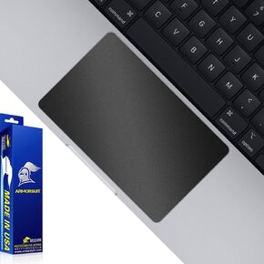 ArmorSuit MilitaryShield Matte Black Metallic Skin Vinyl Wrap for Apple MacBook Pro 14" (2023) - TouchPad