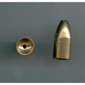 S&J's Tackle Box 1/2oz Brass Bullet Scrowsers ، 10 لكل عبوة