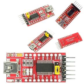 FT232RL FTDI USB 3.3V 5.5V إلى TTL وحدة المحول التسلسلي لـ FT232 PRO MINI 232 NEW 2025 وصول مكون إلكتروني عالي الموثوقة ، الدقة ، الأداء المستقر