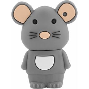 CHUYI Cute Zodiac Series Pig Shape 64GB USB 2.0 Flash Drive Soft PVC Pen Drive Novelty Memory Stick Data Storage Cool Thumb Drive Funny U Disk Gift (Pink)