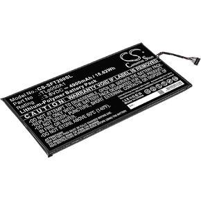 4900mAh/3.8V Battery Replacement for Safran Morpho Tablet 2, P/N: TLp050A1