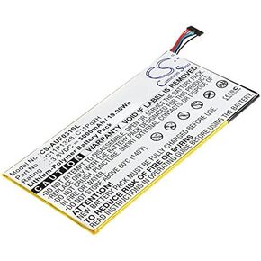 5000mAh/3.8V Battery Replacement for Asus TTransformer Pad F103C-R, TF103CX, TF103CX-1A010A, TF103CX-1B013A, P/N: 0B200-00980000M, C11P1328, C11Pq2H