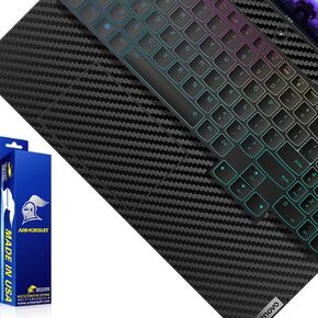 ArmorSuit MilitaryShield Black Carbon Fiber Skin Vinyl Wrap for Lenovo Legion Pro 7 / 7i (Gen 8, 16 Inch) - Palmrest & TouchPad