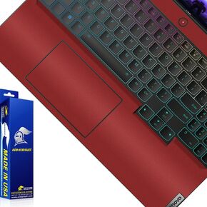 ArmorSuit MilitaryShield Matte Red Metallic Skin Vinyl Wrap for Lenovo Legion Pro 7 / 7i (Gen 8, 16 Inch) - Palmrest & Touchpad