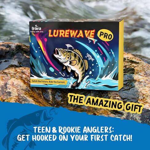 طقم الصيد الغامض - بداية الصيف للمبتدئين ، صندوق معالجة مع سحر الجهير/سمك السلمون المرقط والمراهقين والكبار هدية المياه العذبة in Kuwait