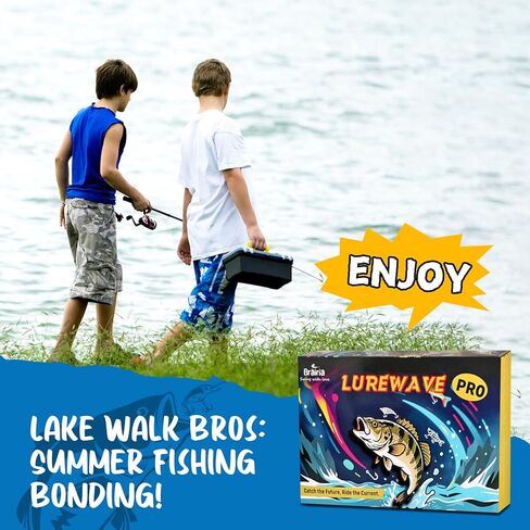 طقم الصيد الغامض - بداية الصيف للمبتدئين ، صندوق معالجة مع سحر الجهير/سمك السلمون المرقط والمراهقين والكبار هدية المياه العذبة in Kuwait