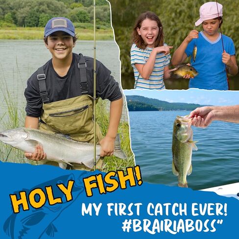 طقم الصيد الغامض - بداية الصيف للمبتدئين ، صندوق معالجة مع سحر الجهير/سمك السلمون المرقط والمراهقين والكبار هدية المياه العذبة in Kuwait