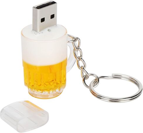 محرك أقراص فلاش USB ، كارتونية مدونة الجعة ، شكل ذاكرة تخزين محمولة ، تخزين خارجي لعصا الصور ، تخزين بيانات محرك الأقراص (128 جيجابايت) in Kuwait