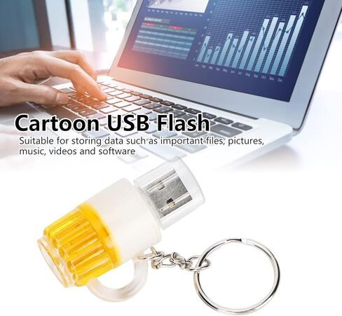 محرك أقراص فلاش USB ، كارتونية مدونة الجعة ، شكل ذاكرة تخزين محمولة ، تخزين خارجي لعصا الصور ، تخزين بيانات محرك الأقراص (128 جيجابايت) in Kuwait