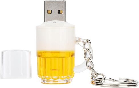 محرك أقراص فلاش USB ، كارتونية مدونة الجعة ، شكل ذاكرة تخزين محمولة ، تخزين خارجي لعصا الصور ، تخزين بيانات محرك الأقراص (128 جيجابايت) in Kuwait