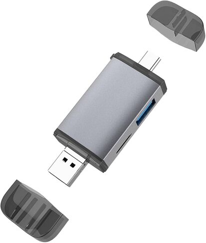 POPETPOP OTG Memory Card Reader USB Hub Adapter for USB C Cards Portable OTG Converter for Laptops Phones Tablets Efficient Data Transfer Safe Removal Protection in Saudi Arabia