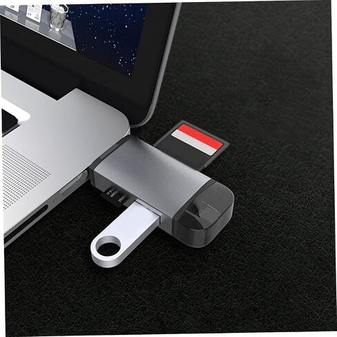 POPETPOP OTG Memory Card Reader USB Hub Adapter for USB C Cards Portable OTG Converter for Laptops Phones Tablets Efficient Data Transfer Safe Removal Protection in Saudi Arabia