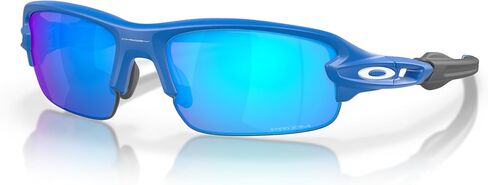 Oakley Youth OJ9008 Flak XXS Square Sunglasses, Matte White/Prizm Sapphire, 58 mm in Saudi Arabia