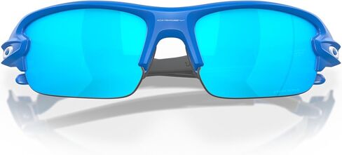 Oakley Youth OJ9008 Flak XXS Square Sunglasses, Matte White/Prizm Sapphire, 58 mm in Saudi Arabia