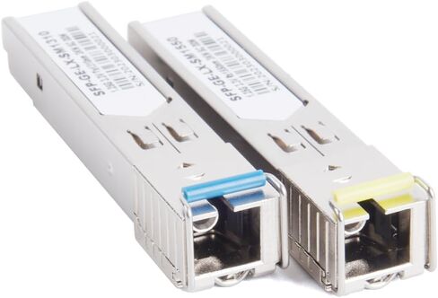 1/5/10Pair Gigabit Fiber SFP Module Fiber Transceiver - 1000M, 1.25G, SC Connector, 1310nm/1490nm/1550nm Single Mode AB Fit for Ethernet Switch (1 Pair, 120KM) in Kuwait