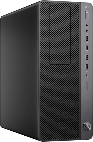 HP Z1 Entry Tower G5 Workstation, Intel Eight Core 9th Gen i7 9700 3.0Ghz, 32GB DDR4 RAM, 1TB NVMe PCIe M.2 SSD, USB Type C, Windows 11 Pro (Renewed) in Kuwait