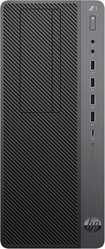 HP Z1 Entry Tower G5 Workstation, Intel Eight Core 9th Gen i7 9700 3.0Ghz, 32GB DDR4 RAM, 1TB NVMe PCIe M.2 SSD, USB Type C, Windows 11 Pro (Renewed) in Kuwait