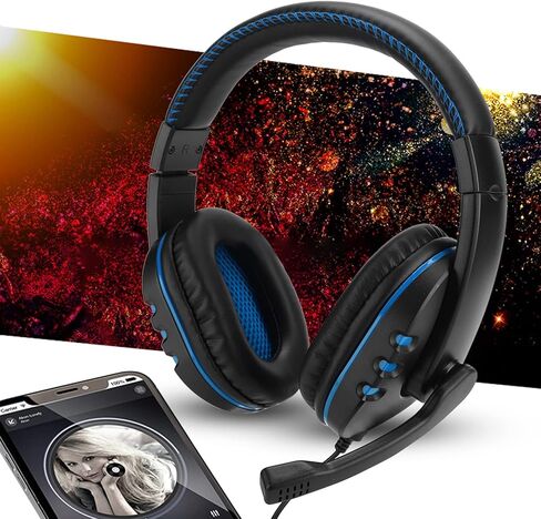 Yctze High Performance Computer Gaming Headset, Head Mounted Headphone for PS4, Premium Sound Quality for Immersive Gaming Experience (#12) in Saudi Arabia