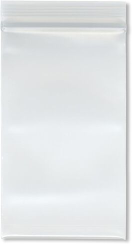 Plymor 3" x 5" (Pack of 100), 8 Mil Extra Thick Heavy Duty Zipper Reclosable Plastic Bags in Saudi Arabia