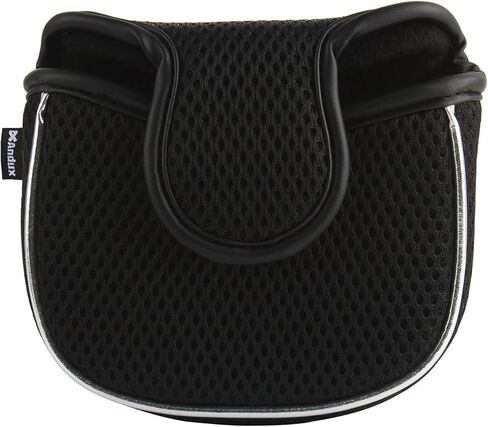 غطاء Andux Mesh Mallet Putter Cover أغطية رأس مضرب الجولف باللون الوردي، مربع MT/TG14 in Kuwait