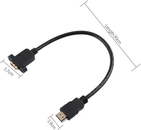HDMI ذكر إلى كابل تمديد الإناث ، HDMI Extender HDMI Extender Cable HDMI Adapter HDMI Coupler HDMI Female to Female Adapter (30cm) in Saudi Arabia