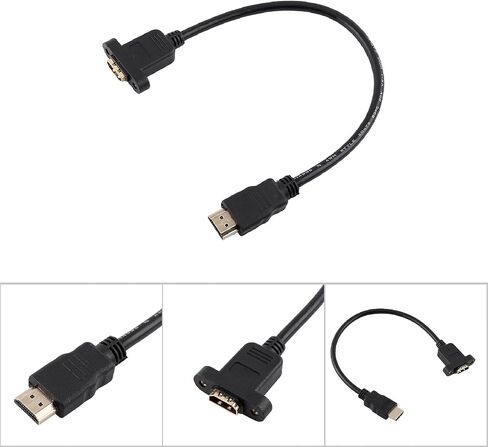 HDMI ذكر إلى كابل تمديد الإناث ، HDMI Extender HDMI Extender Cable HDMI Adapter HDMI Coupler HDMI Female to Female Adapter (30cm) in Saudi Arabia