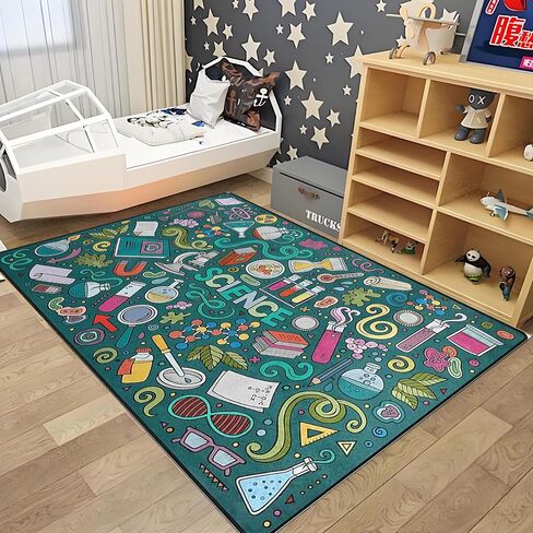 Cartoon Whale Anchor Area Rugs,3x5ft, Funny Cute Sea Animals Area Rugs Non-Slip Easy to Clean Blue Carpet Suitable for Children Young Adults for Living Room Bedroom Bathroom Modern Home Decor in Saudi Arabia