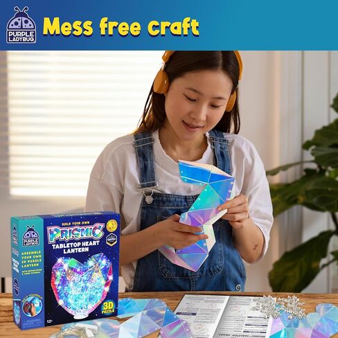PRISMIC Build a Bear Kit 3D Light DIY Craft Kits - Art Crafts for Kids Ages 8-12, Gifts for Girls 8 9 10 11 12+ Year Old, Birthday Gifts, Tween Girls Gifts, Unique Gifts for Teen Girls in Kuwait