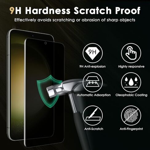 [2+2 for Samsung Galaxy S25 Ultra Privacy Screen Protector Tempered Glass with Camera Lens Protector and Easy Installation Tool, [Fingerprint Unlock], Anti Scratch, Anti Spy, Case Friendly in Saudi Arabia