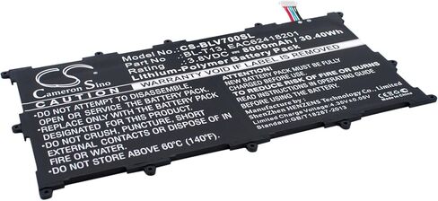8000mAh/3.8V Battery Replacement for LG G Pad 10.1", G Pad Tablet 10.1", V700, VK700, P/N: BL-T13, EAC62418201 in Saudi Arabia