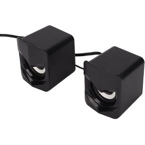 Mini Desktop LED Speaker, Space Saving Desktop Speaker for PalyStation4 for Computer for Home (Upgraded Version of White)