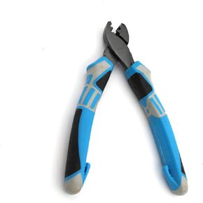 CRAZY SHARK High Carbon Steel Crimper Sleeves with Side Cutters for Leader Line Cutting Fishing Pliers