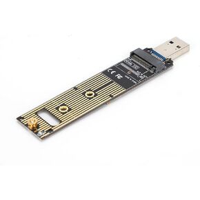 Highperformance M.2 NVME to USB Adapter Card for/Crucial SSD Data Transfer and Backup